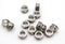 Large Hole Beads, 8mm, antique silver, sold as 10 pieces.